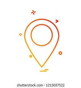 Navigation icon design vector