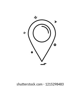 Navigation icon design vector