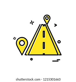 Navigation icon design vector