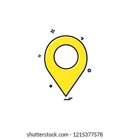 Navigation icon design vector 