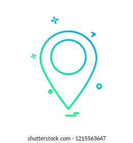 Navigation icon design vector