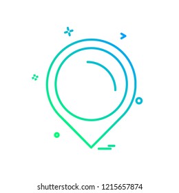 Navigation icon design vector