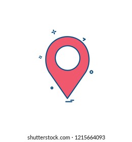 Navigation icon design vector 