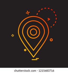 Navigation icon design vector 
