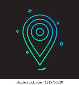 Navigation icon design vector