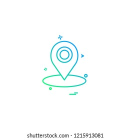 Navigation icon design vector 