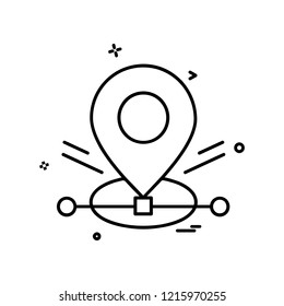 Navigation icon design vector
