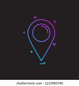 Navigation icon design vector