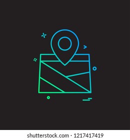Navigation icon design vector