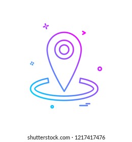 Navigation icon design vector