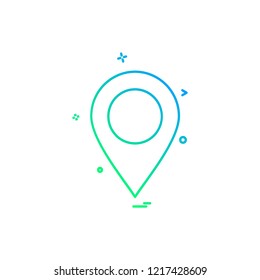 Navigation icon design vector