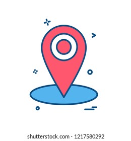 navigation icon design vector