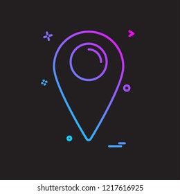 Navigation icon design vector