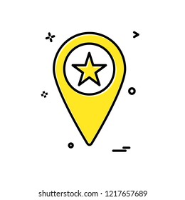 Navigation icon design vector