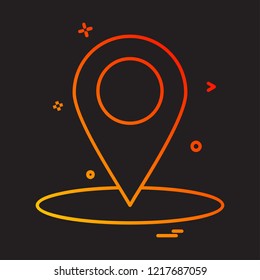 Navigation icon design vector 