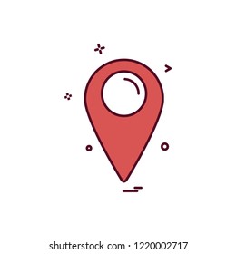 Navigation icon design vector
