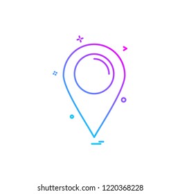 Navigation icon design vector