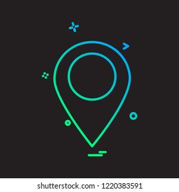 Navigation icon design vector