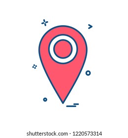navigation icon design vector