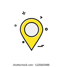 Navigation icon design vector