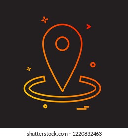 Navigation icon design vector
