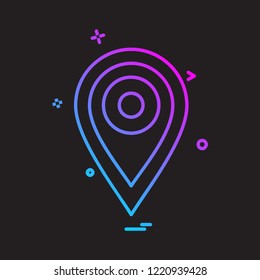 Navigation icon design vector