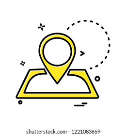Navigation icon design vector 