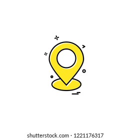 Navigation icon design vector 