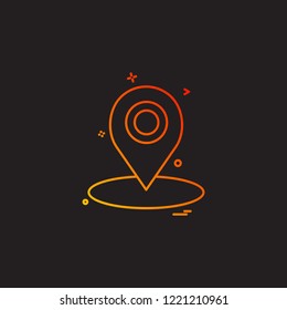 Navigation icon design vector