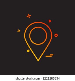 Navigation icon design vector
