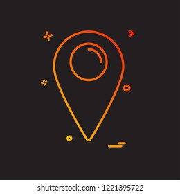 Navigation icon design vector
