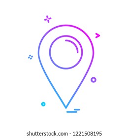 Navigation icon design vector