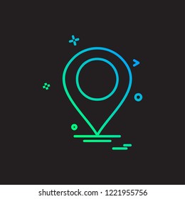 Navigation icon design vector