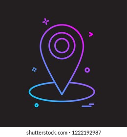 navigation icon design vector