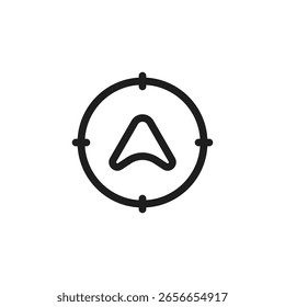 El icono de navegación está diseñado en un estilo visualmente atractivo y fácilmente reconocible. Es adecuado para diversas necesidades visuales, como App, medios digitales u otros proyectos de Diseño gráfico