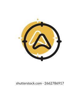 o ícone de navegação é projetado em um estilo visualmente atraente e facilmente reconhecível. É adequado para várias necessidades visuais, como aplicativos, mídia digital ou outros projetos de design gráfico