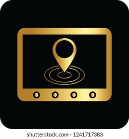 Navigation icon. EPS 10 Vector