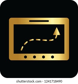 Navigation icon. EPS 10 Vector
