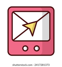 Navigation icon isolate white background vector stock illustration