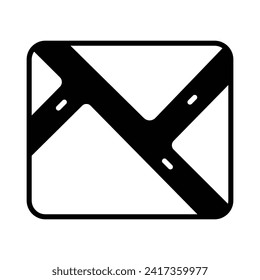 Navigation icon isolate white background vector stock illustration