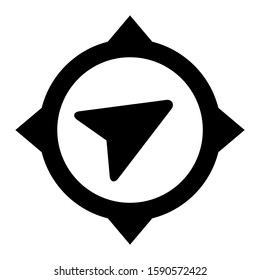 navigation icon isolated sign symbol vector illustration - high quality black style vector icons
