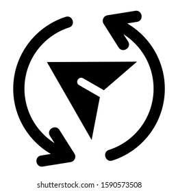 navigation icon isolated sign symbol vector illustration - high quality black style vector icons
