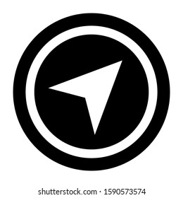 navigation icon isolated sign symbol vector illustration - high quality black style vector icons
