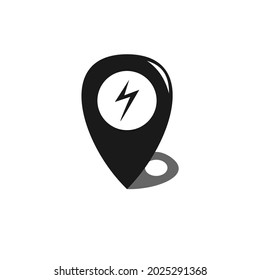navigation icon with lightning icon in it