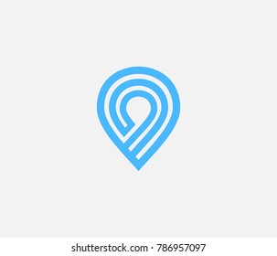 navigation icon logo. 