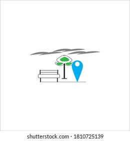 Logo für Navigationssymbol, Vektordesign-Illustration