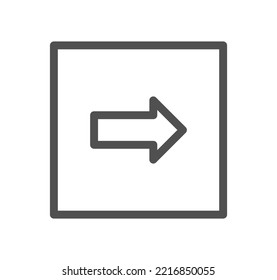 Navigation icon outline and linear vector.
