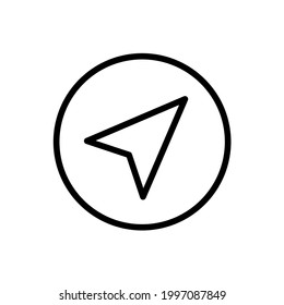 Navigation icon with rounded style