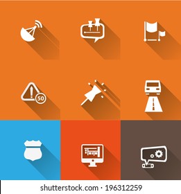 Navigation icon set 2
