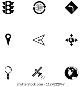 navigation icon set